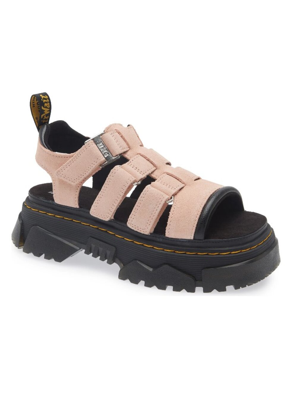 Dr. Martens Mattison 3 Platform Sandal in Pink Sz. 9